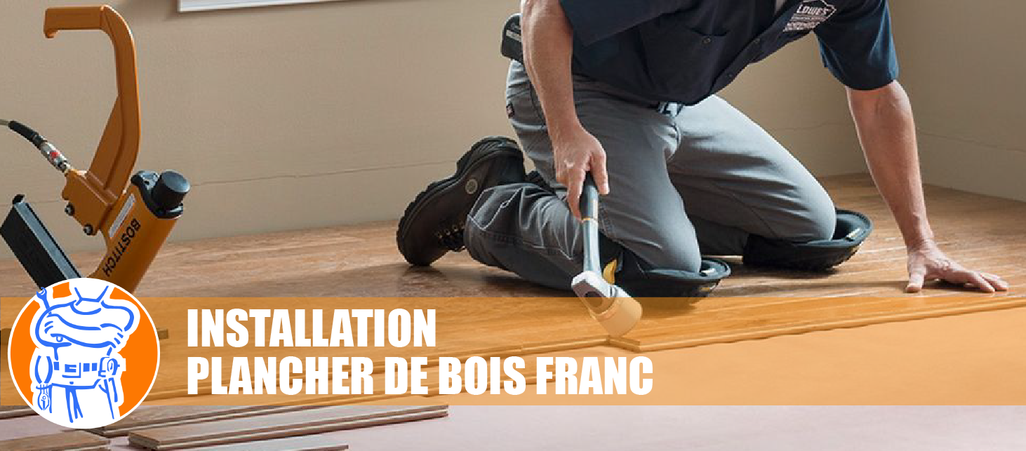 installation plancher bois-franc