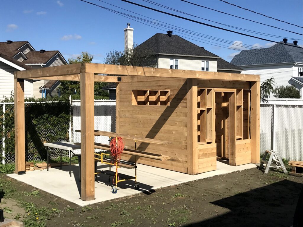 Réparation et remise à neuf de cabanon