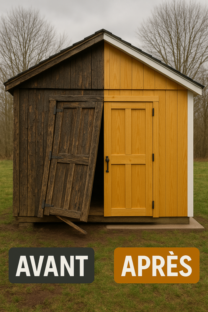 Réparation et remise à neuf de cabanon